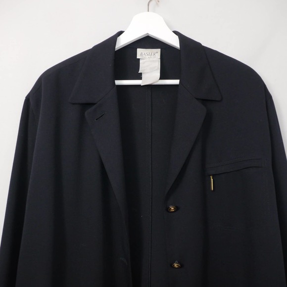 Basler Vintage Blue Oversize Blazer Jacket Size M - Picture 2 of 9